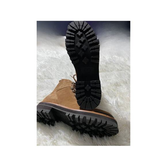 Marc Fisher LTD Izzie Genuine Shearling Brown Leather Boots - Size 6 1/2 (NWOB) - Picture 4 of 4